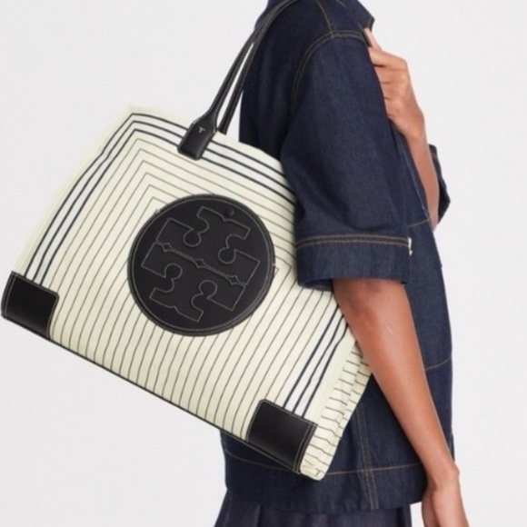 Brand new Tory Burch Ella Tote with Imleck matching scarf - Picture 2 of 9